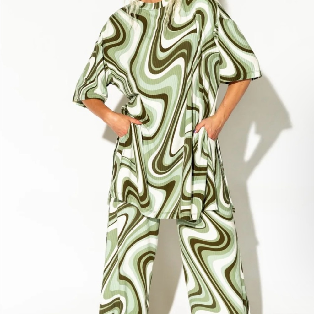 Dressed in Lala Original - Leveled Up Ribbed Playsuit in Twigg